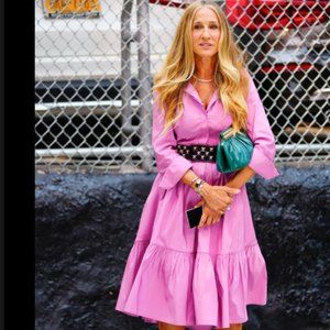 Carolina Herrera - TIERED TAFFETA SHIRT DRESS